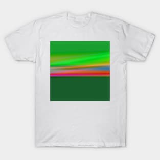 RED BLUE GREEN TEXTURE ART T-Shirt